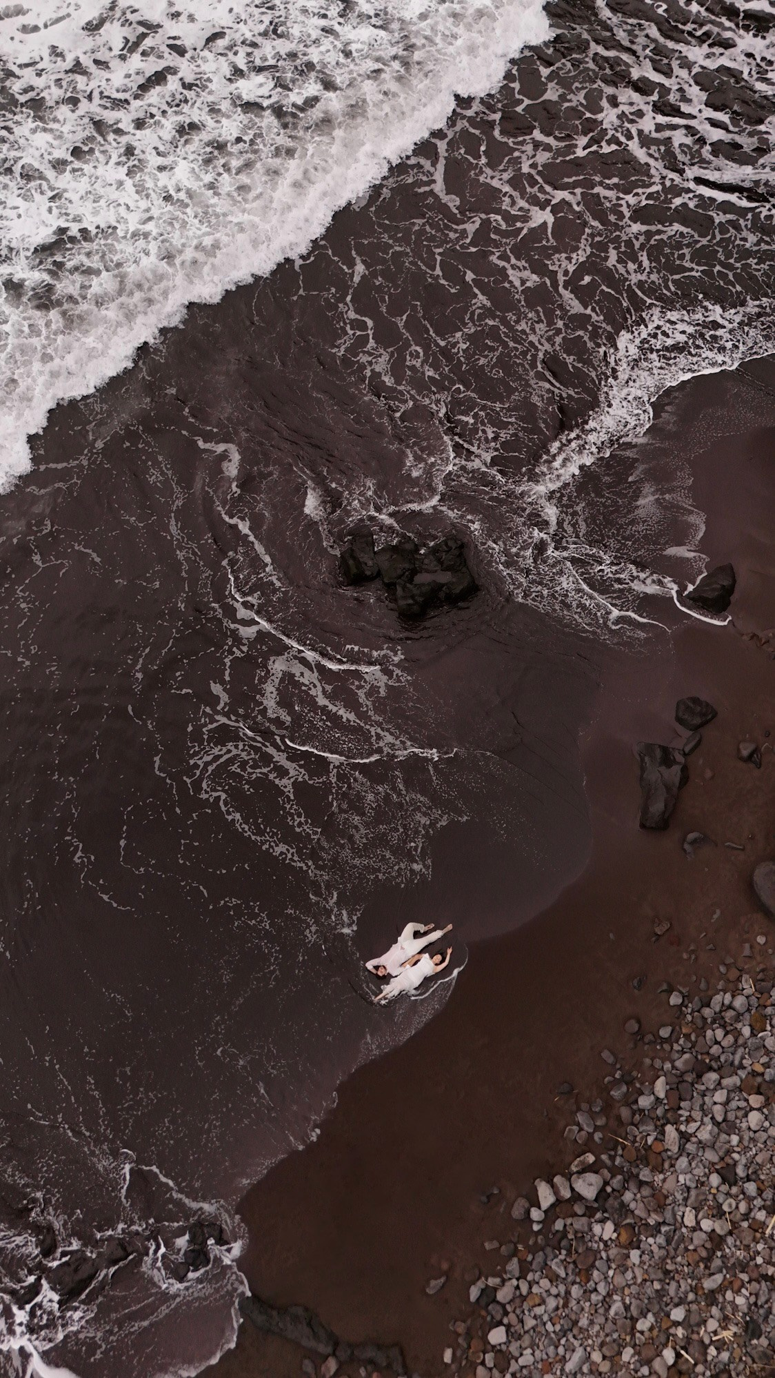 Drone shoots at Seixal beach