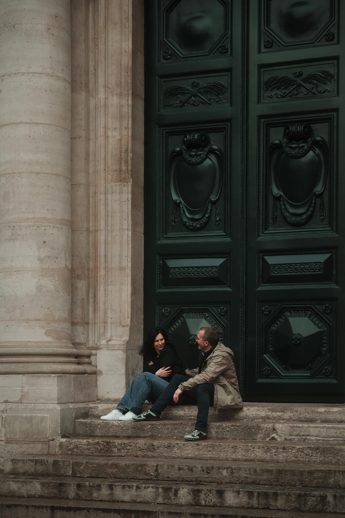 Katerina & Åge in rainy Paris. Фотограф в Париже Полина Осипова