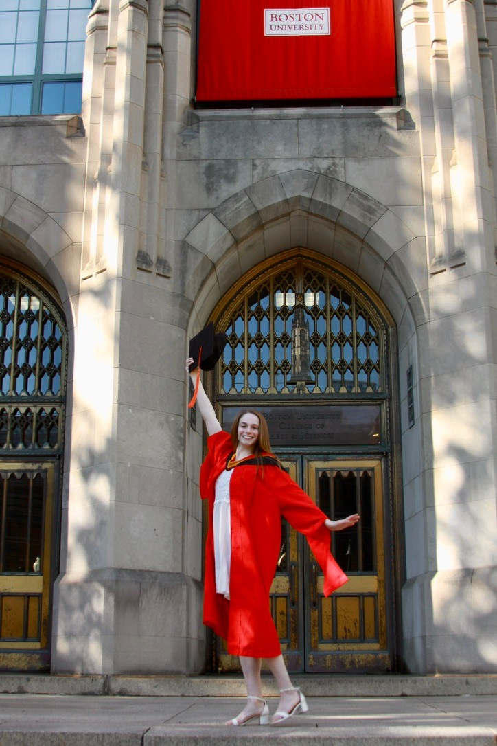 Masters graduation with Rach. Kelly Sang, graduation and portrait photographer in Boston
