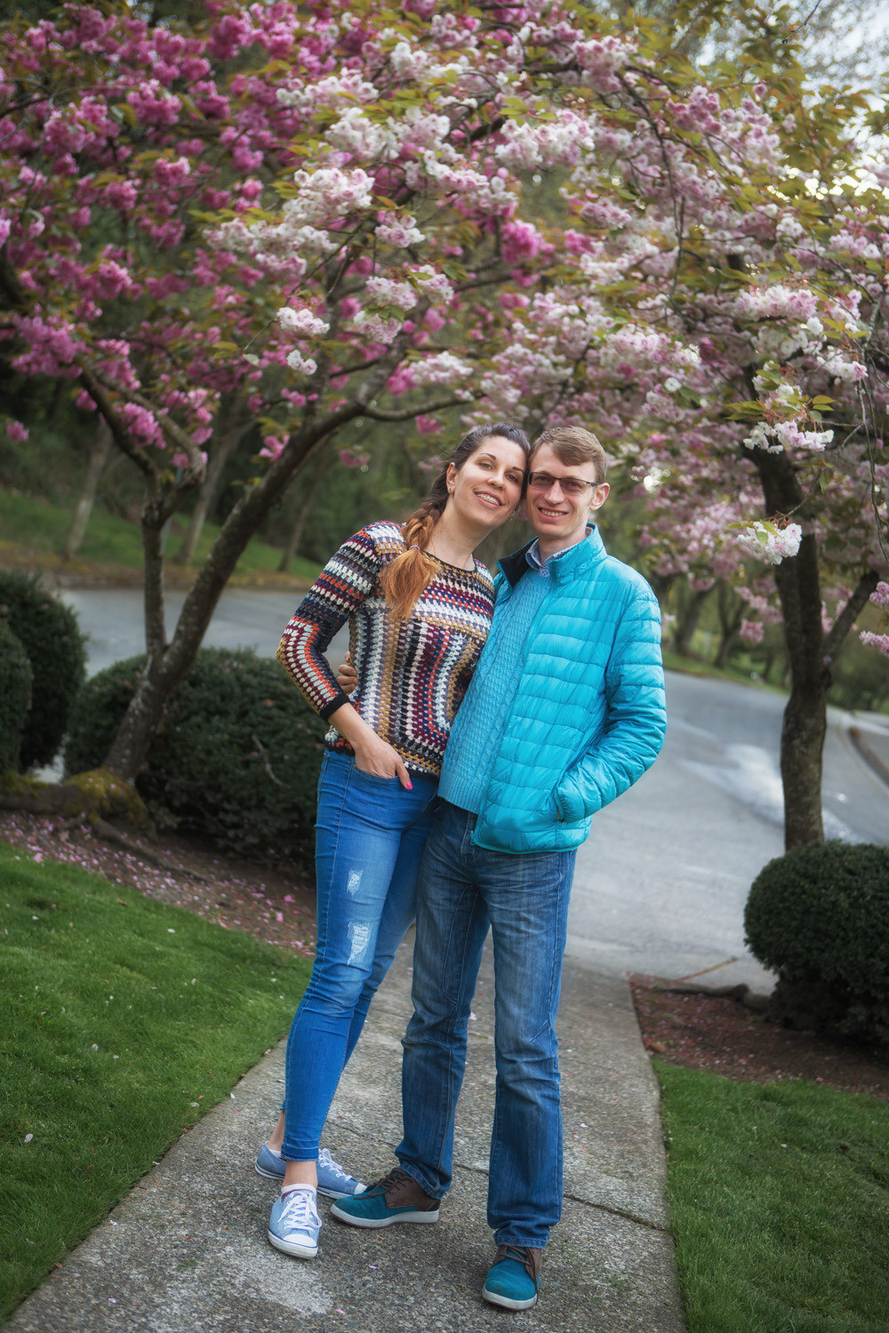 Cherry blossoms. YuAnna studio. Family & Kids Photographer in Seattle area, located in