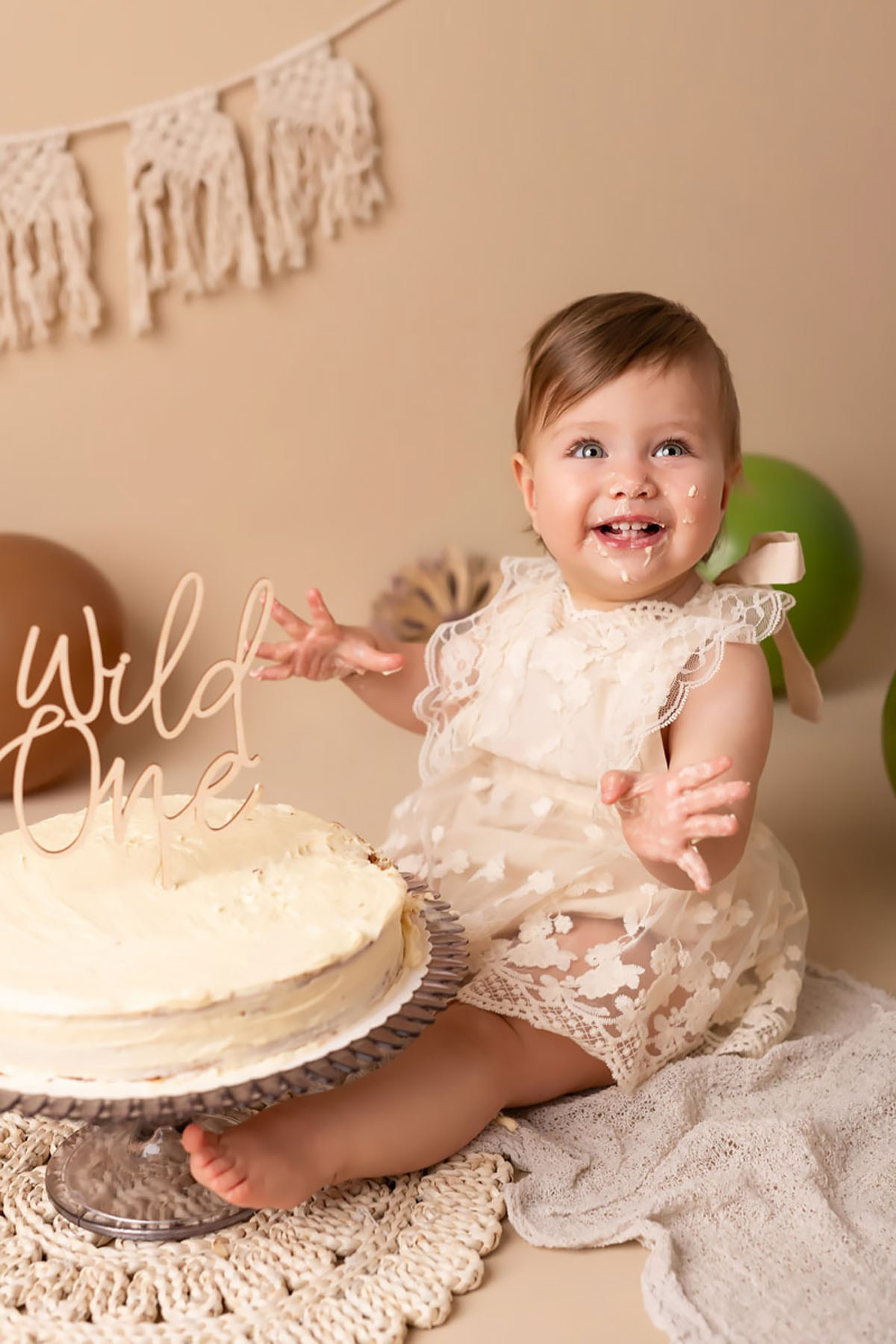 Babys/ Cakesmash. Newbornphoto in Duesseldorf