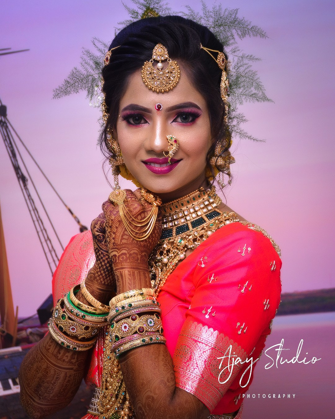 Bride. “Ajay Digital Photo Studio — Capturing Timeless Wedding Moments”