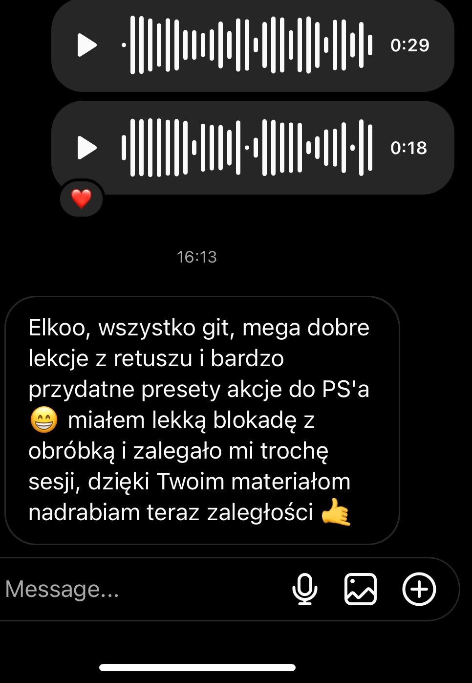 Dzięki tobie nadrabiam zaległości