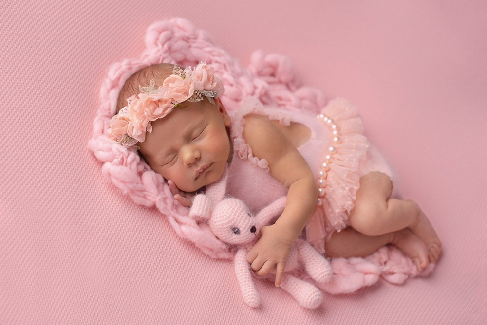 Sesja noworodkowa dla dziewczynki w Trójmieście - Natalia Lucko