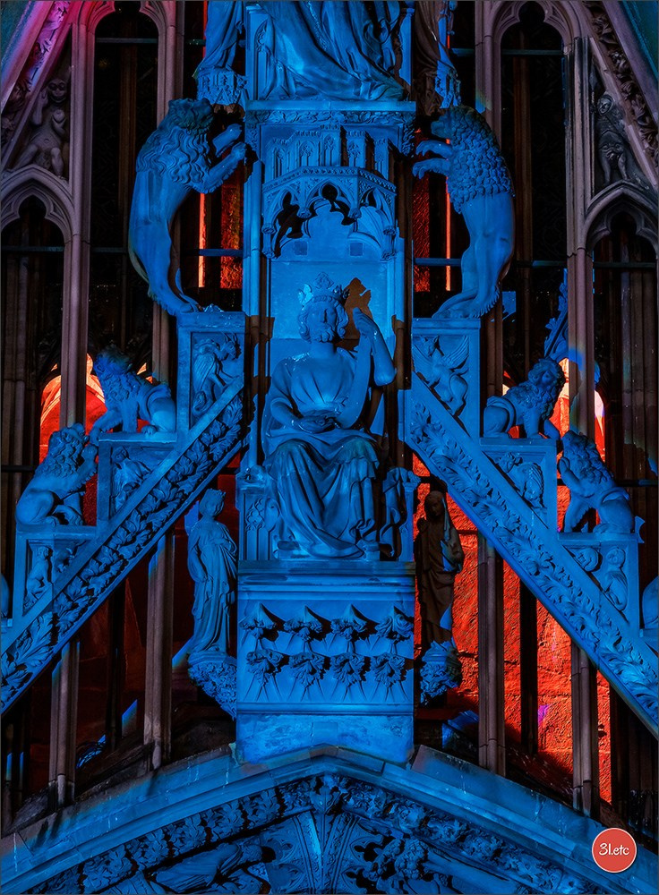 La mise en lumière de la Cathédrale de Strasbourg, du 5 juillet au 8 s. Photographe à Strasbourg | Portraits, Studio, Enfants, Événements