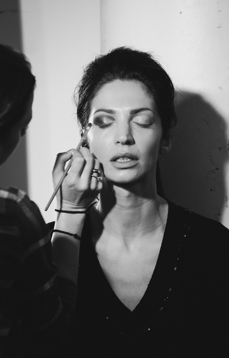 RFW, Sin on the beach backstage 2013. Sandra Garanca Portrait and event photographer