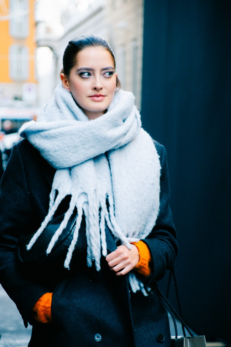 Street style in Milan. Milano Fashion Week