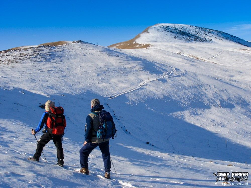 Ascending mount Taga, Ripollès, Catalunya