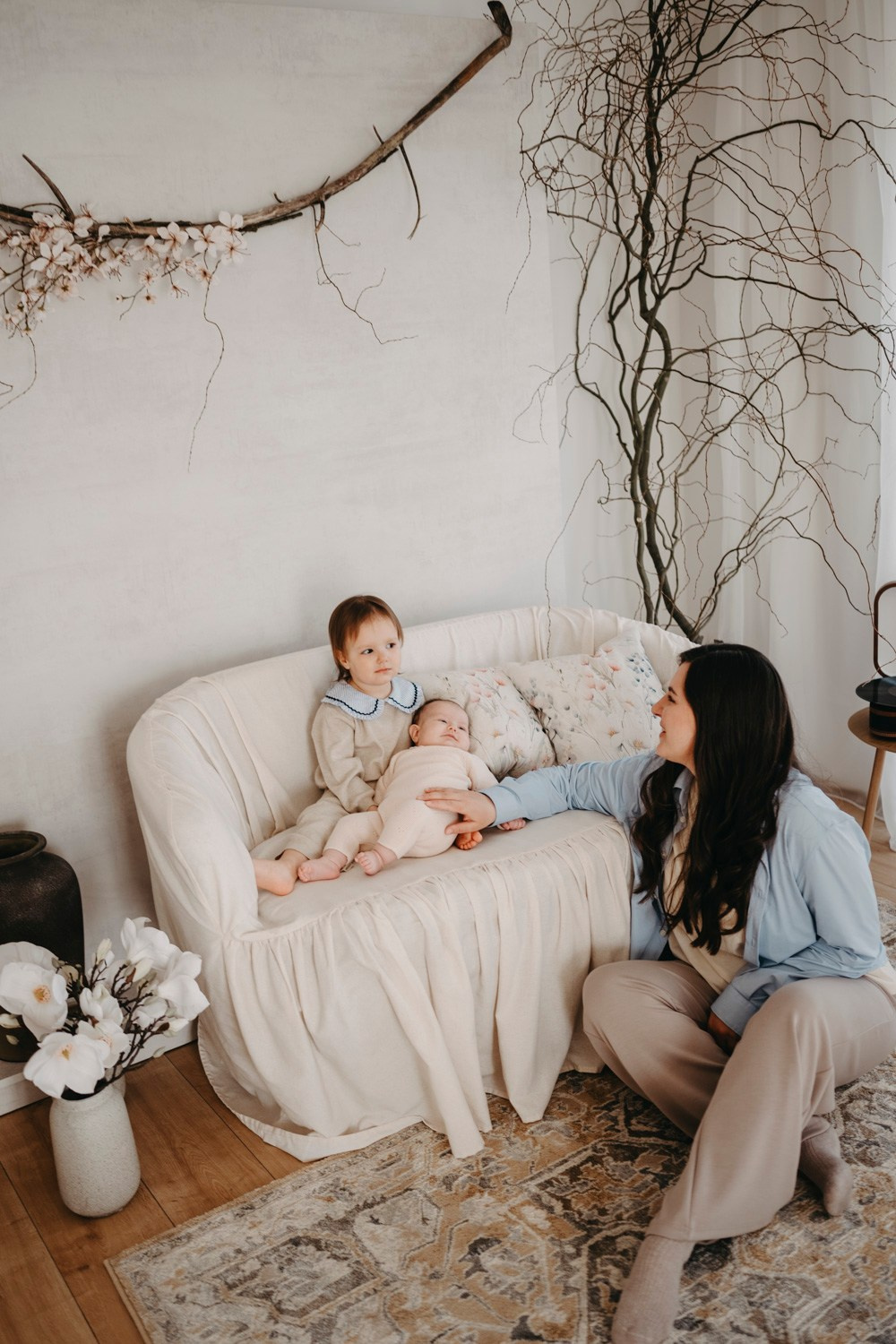 Mamine i bakine Masa i Nadja. Deciji i porodicni fotograf u Beogradu Oksana Skendzic