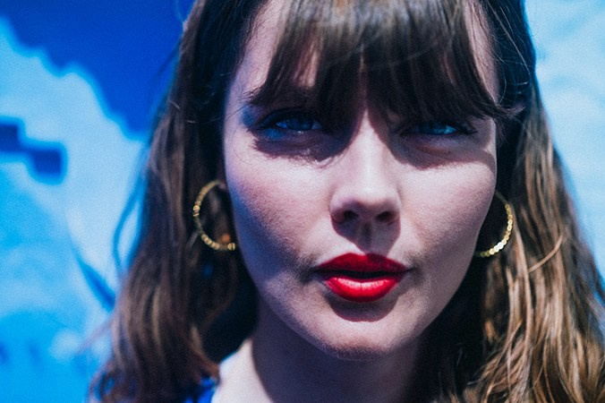 Classical Look Portraiture of a woman in the blue city