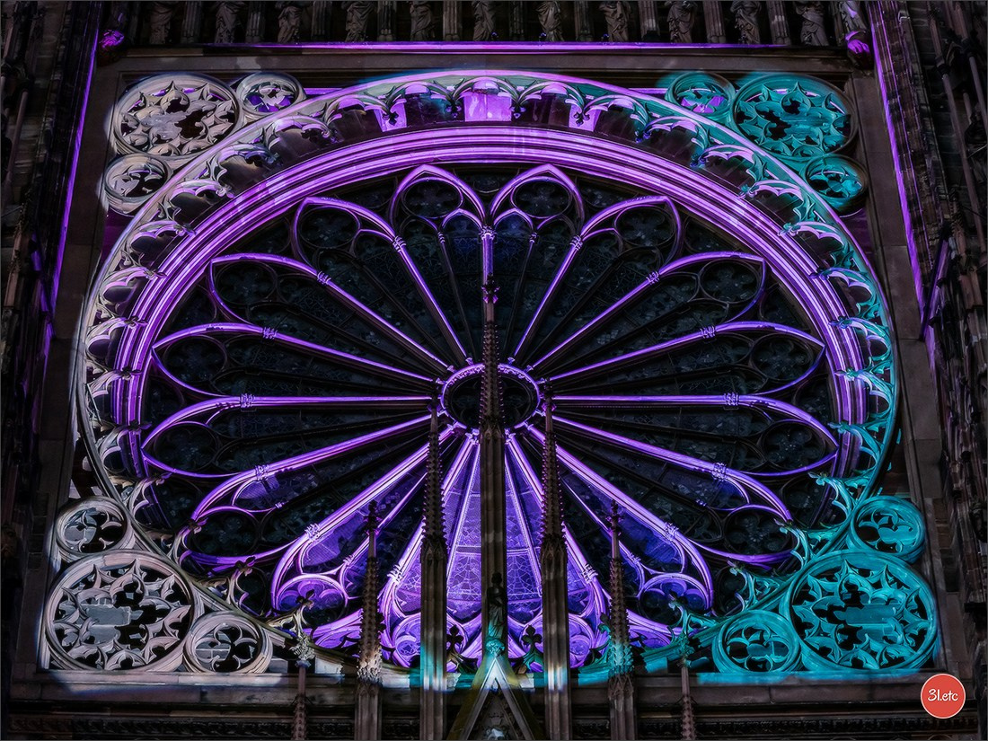 La mise en lumière de la Cathédrale de Strasbourg, du 5 juillet au 8 s. Photographe à Strasbourg | Portraits, Studio, Enfants, Événements