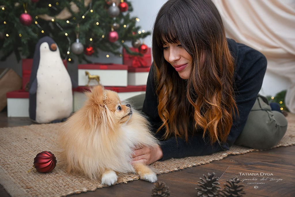 Mini sessioni «Cartolina di Natale». Lo specchio del tempo photography
