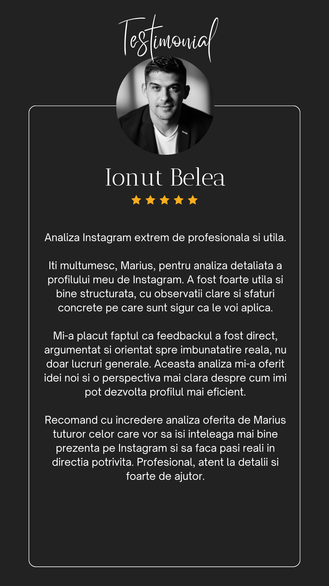 O Oră de Mentoring. Axinte Films