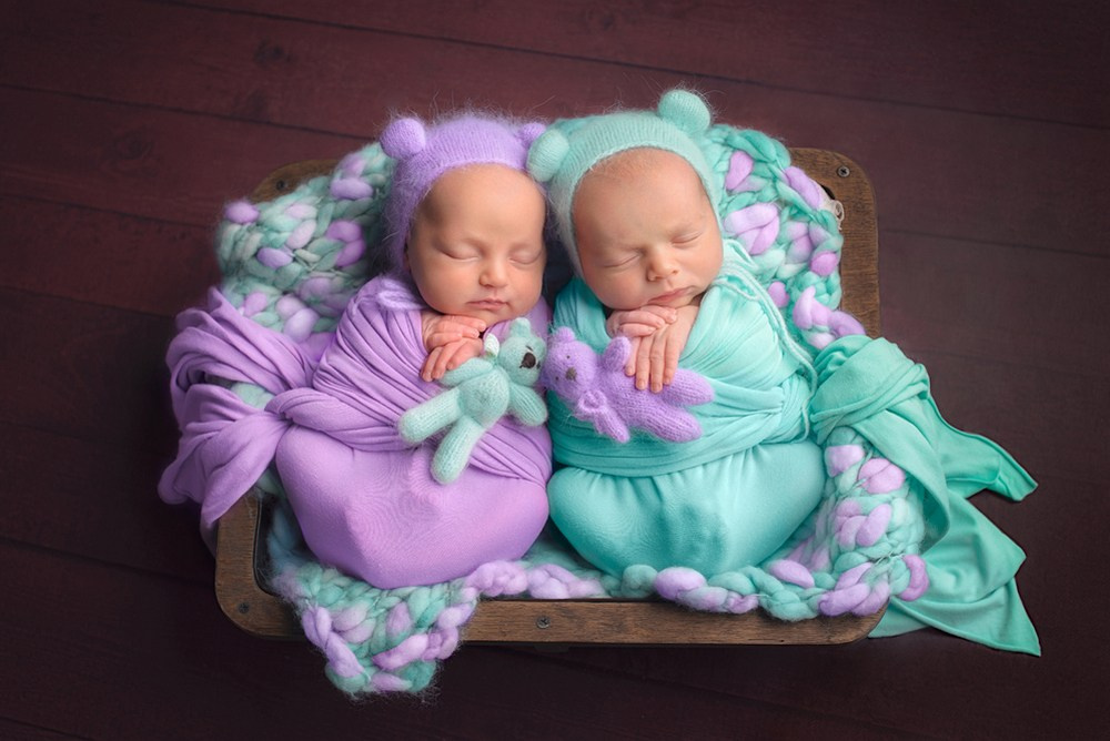 Sesja noworodkowa z rodzicami i rodzeństwem - Natalia Lucko