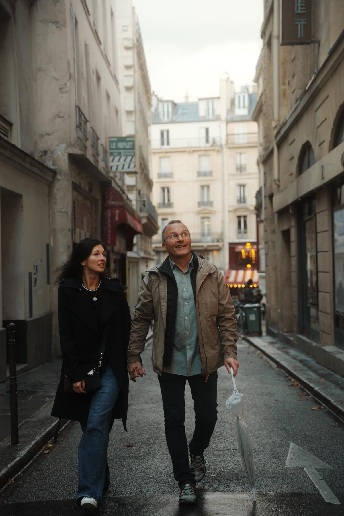 Katerina & Åge in rainy Paris. Фотограф в Париже Полина Осипова