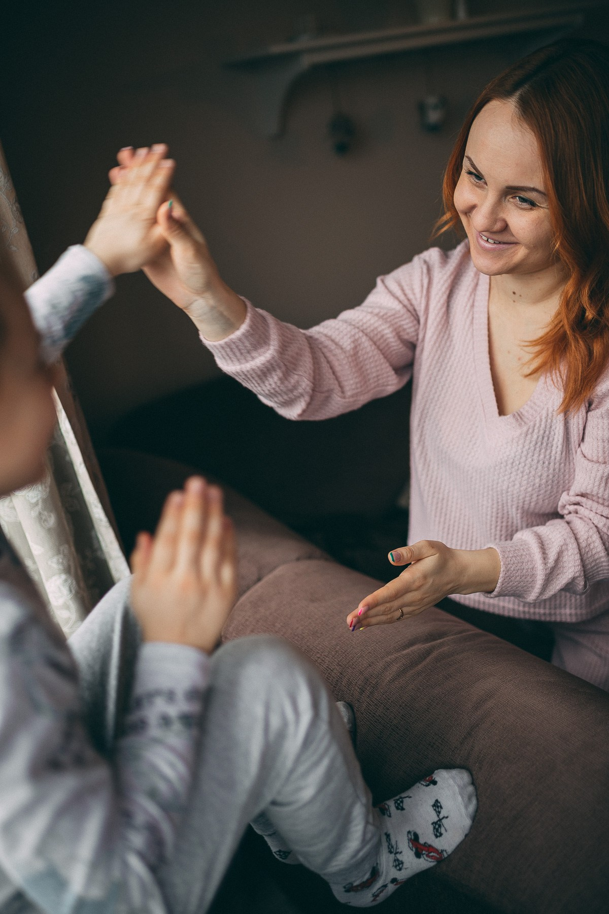 Домашняя съёмка мама с сыном. Fotogrāfs Rīgā — Katerina Gordik