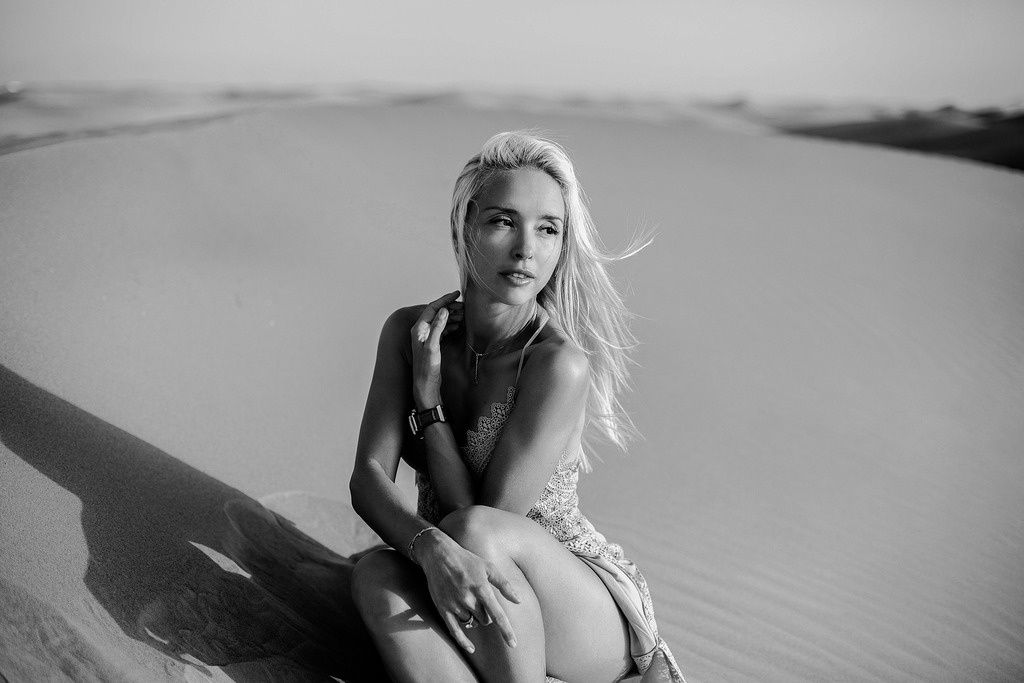 Anna. Dunes. Портретний та весільний фотограф Надія Онода
