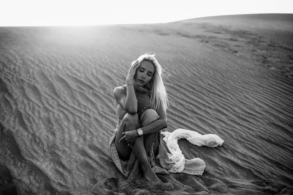 Anna. Dunes. Портретний та весільний фотограф Надія Онода
