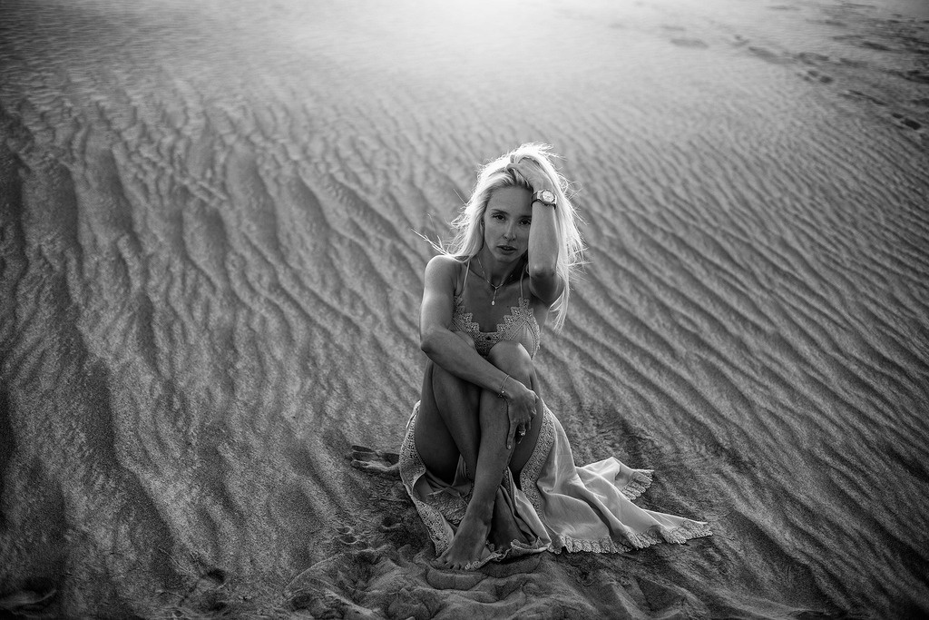 Anna. Dunes. Портретний та весільний фотограф Надія Онода