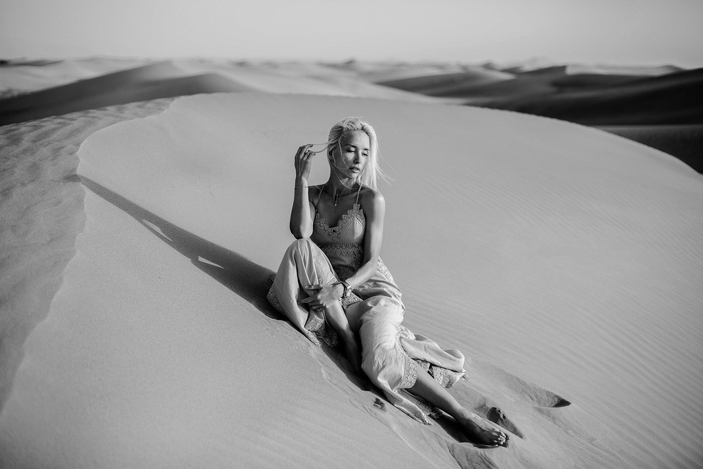 Anna. Dunes. Портретний та весільний фотограф Надія Онода
