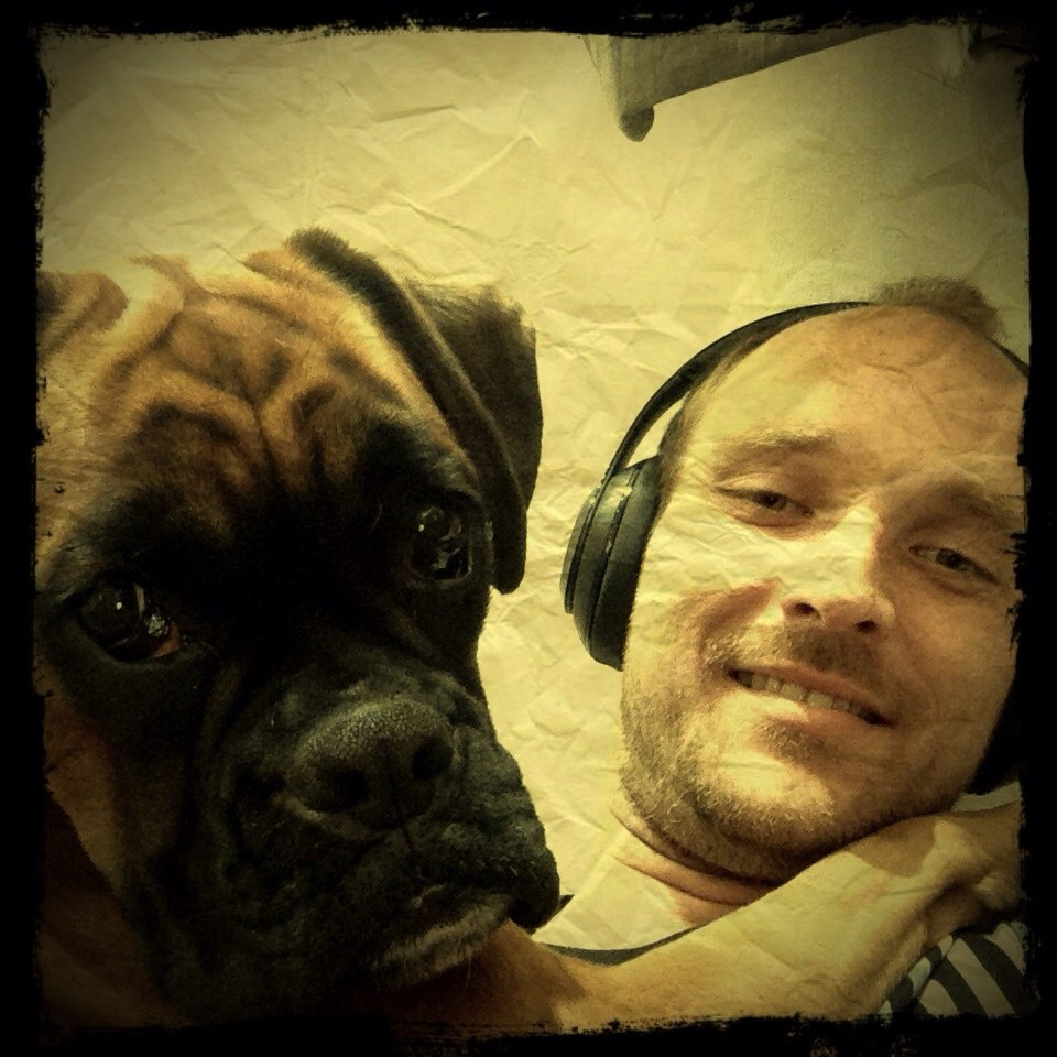 My ״Star״ Boxer Dog