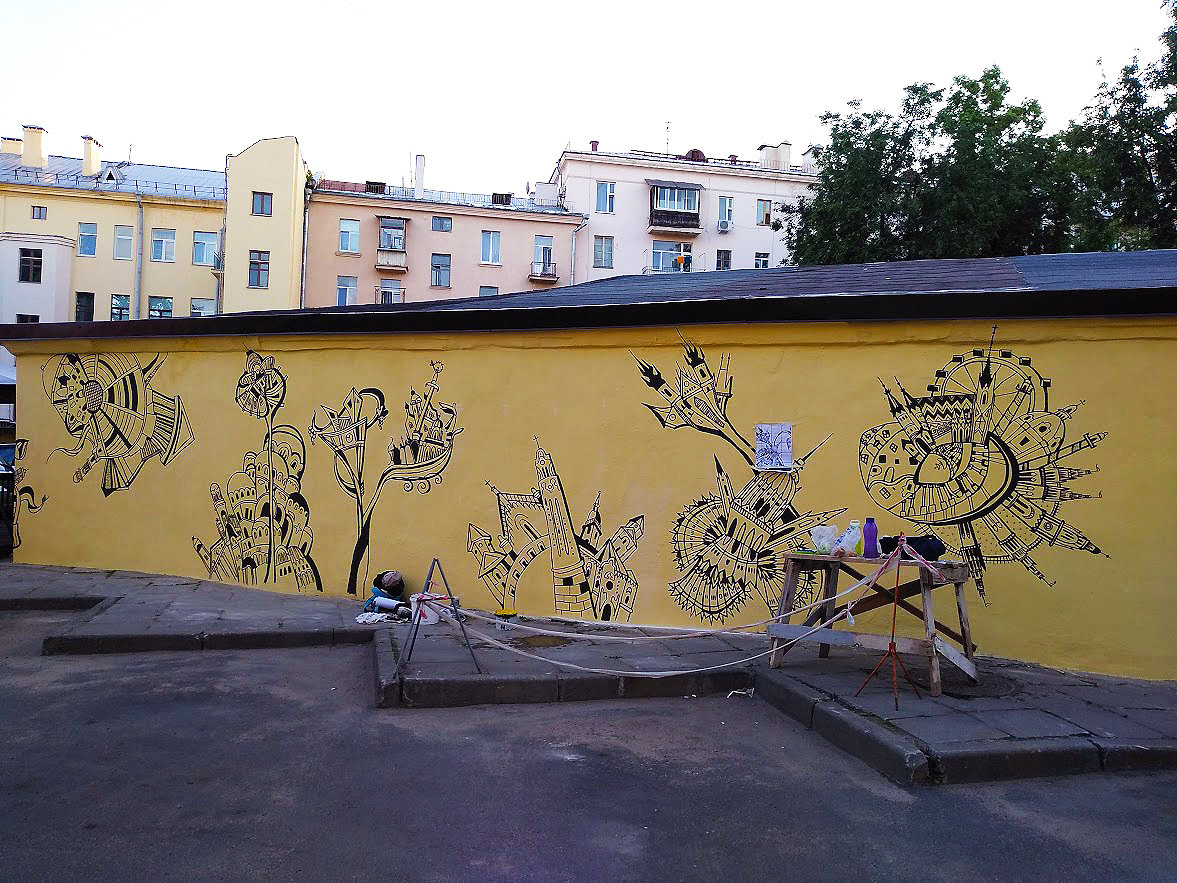 CityFlowers – My Mural Became a Landmark in Minsk