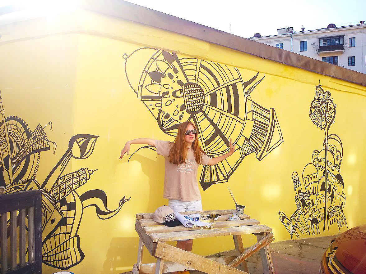 CityFlowers – My Mural Became a Landmark in Minsk