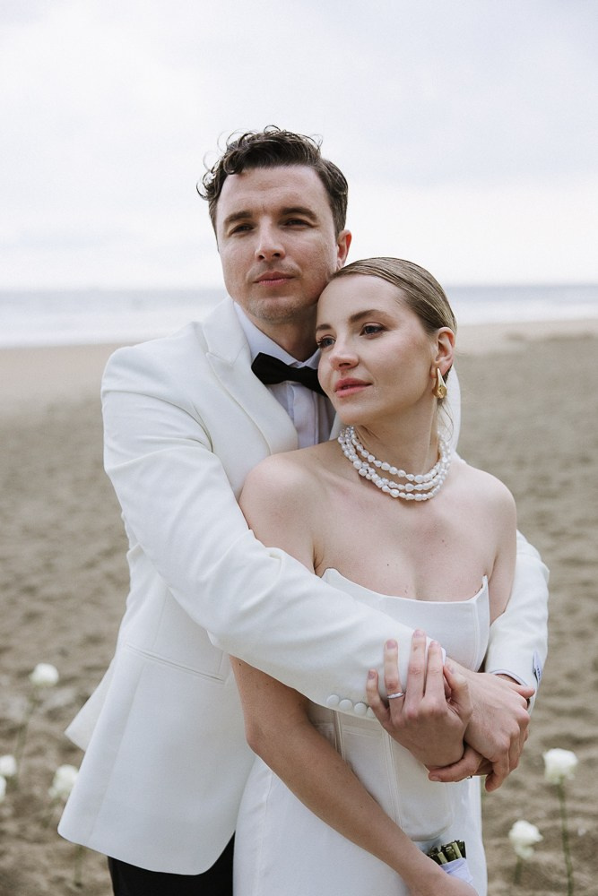 Anastasia & Alex (Freie Trauung am Meer in Holland - nur zu zweit). Hochzeitfotografin Düsseldorf, NRW Nadja Holzmann
