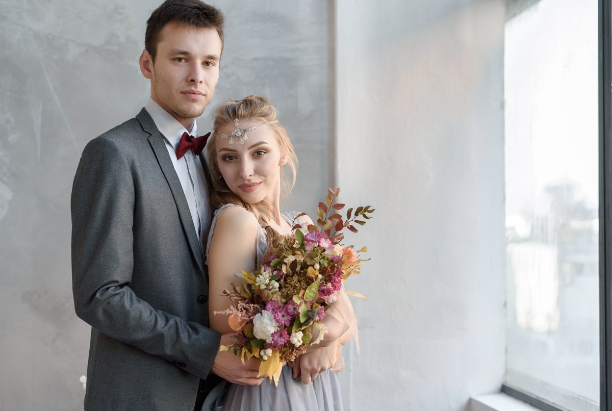 Свадебная фотосессия в студии. Семейный фотограф и фотограф новорожденных в Вильнюсе Ирина Беленкевич