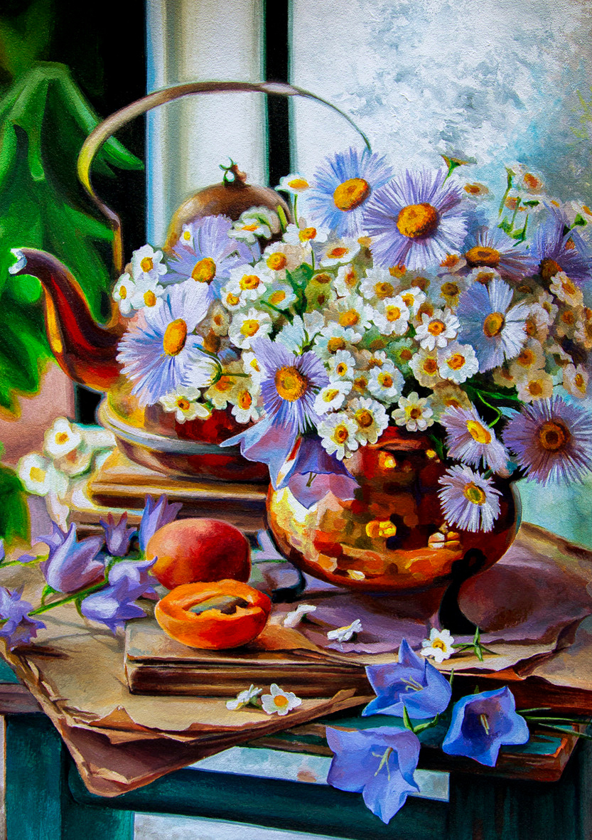 Bloemen. Aljona art - KUNST in Overijsel, Zwolle