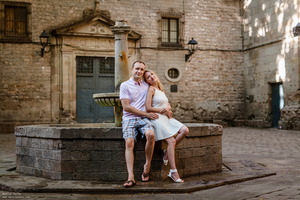 Летняя семейная фотосессия в Барселоне. Фотограф в Барселоне Испании Маслик Юлия
