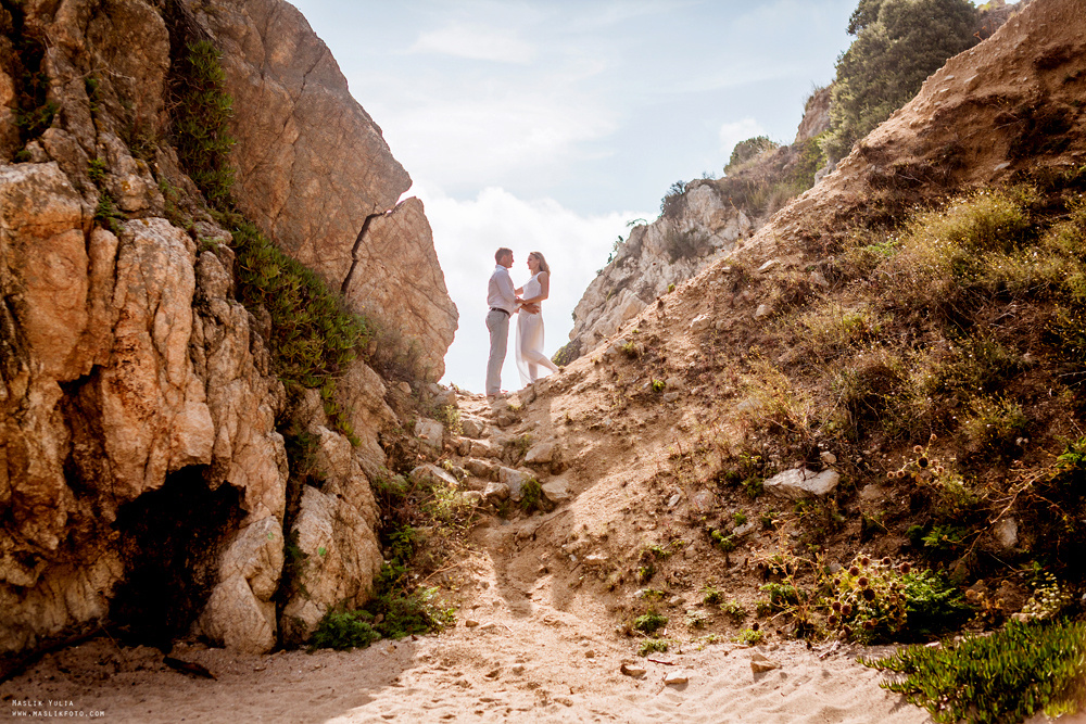 Вечерняя фотосессия  в Ллорет де Мар. Фотограф в Барселоне Испании Маслик Юлия