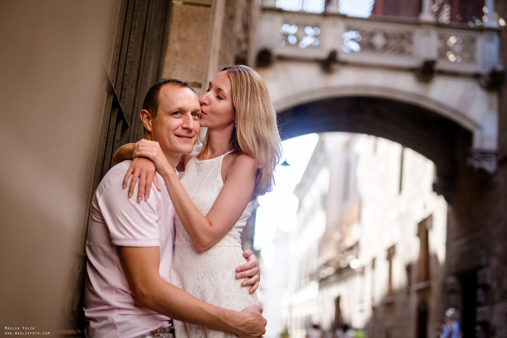 Летняя семейная фотосессия в Барселоне. Фотограф в Барселоне Испании Маслик Юлия