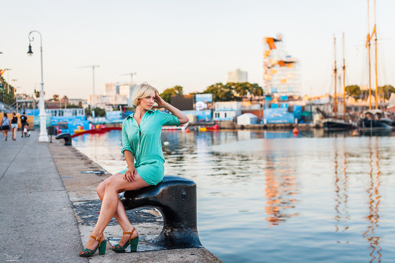 Портретная фотосессия в Парке Гуэль. Фотограф в Барселоне Испании Маслик Юлия