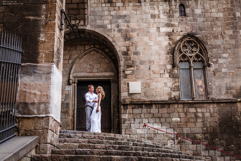 Вечерняя фотосессия  в Ллорет де Мар. Фотограф в Барселоне Испании Маслик Юлия