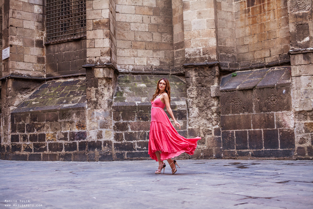 Индивидуальная фотосессия в Барселоне. Фотограф в Барселоне Испании Маслик Юлия