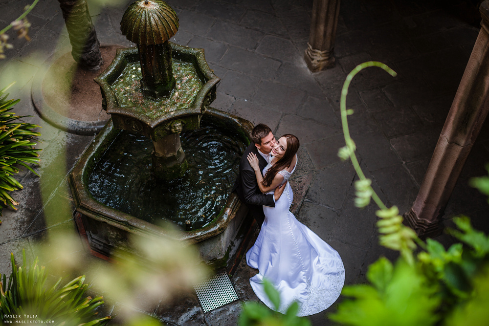 Sesja ślubna w Blanes - Hiszpania. Fotograf w Barcelonie Hiszpanii Maslik Yulia