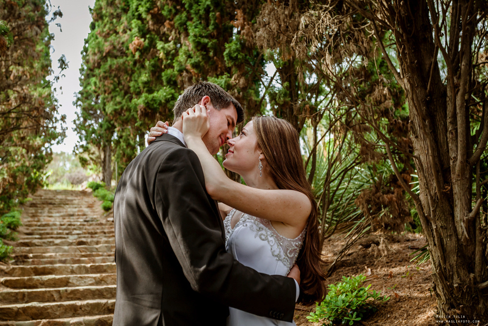 Sesja ślubna w Blanes - Hiszpania. Fotograf w Barcelonie Hiszpanii Maslik Yulia