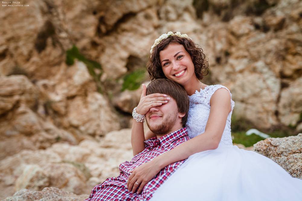 Wedding photo session in Lloret de Mar. Photographer in Barcelona Spain Maslik Yulia