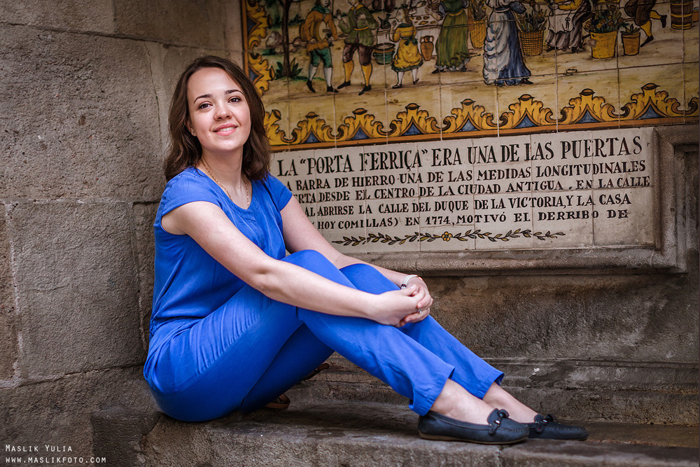 Непринужденная фотопрогулка по Барселоне. Фотограф в Барселоне Испании Маслик Юлия