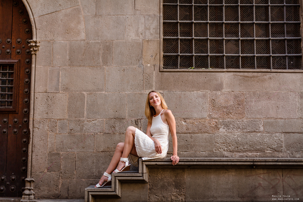 Летняя семейная фотосессия в Барселоне. Фотограф в Барселоне Испании Маслик Юлия