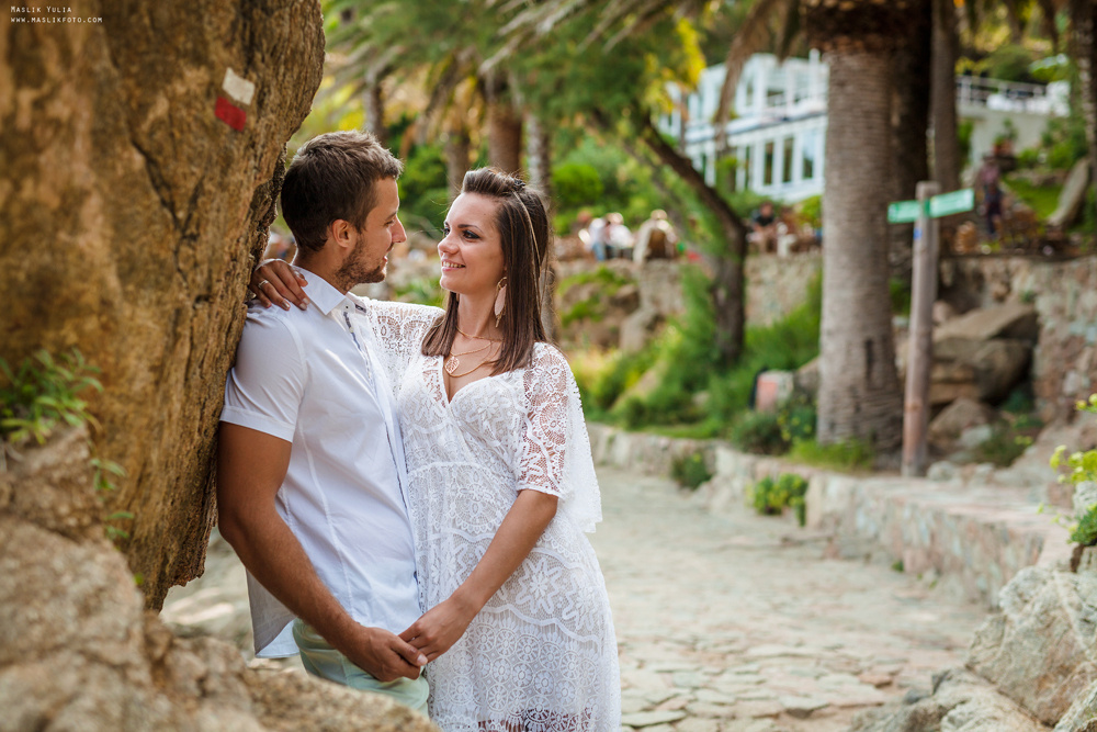 Пляжная фотосессия в Калелье. Фотограф в Барселоне Испании Маслик Юлия