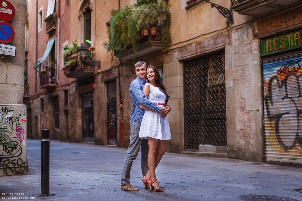 Летняя фотосессия в Барселоне. Фотограф в Барселоне Испании Маслик Юлия