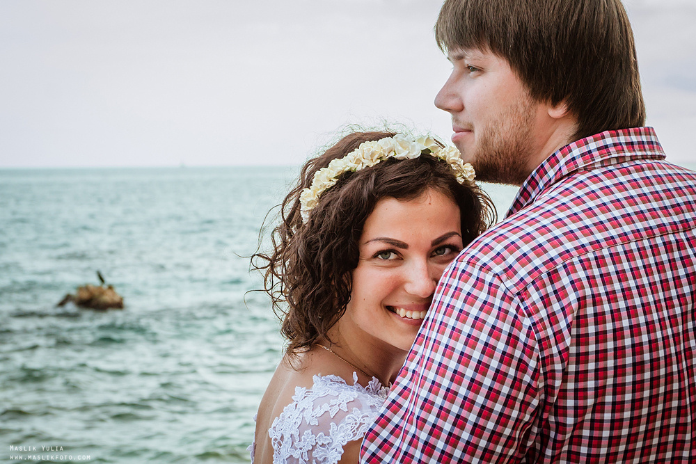 Wedding photo session in Lloret de Mar. Photographer in Barcelona Spain Maslik Yulia