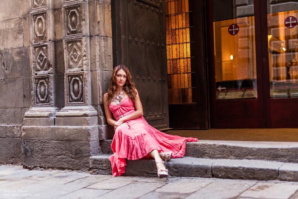 Индивидуальная фотосессия в Барселоне. Фотограф в Барселоне Испании Маслик Юлия