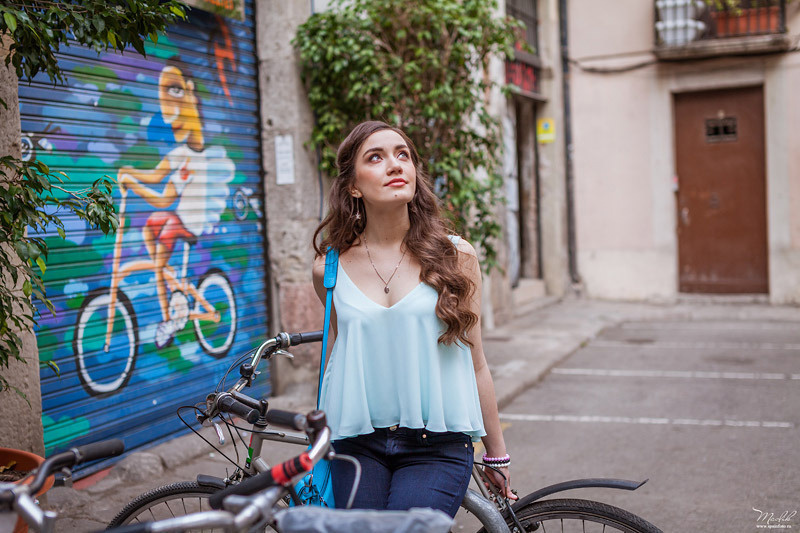Весенняя фотосессия в Барселоне. Фотограф в Барселоне Испании Маслик Юлия
