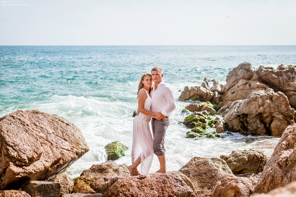 Вечерняя фотосессия  в Ллорет де Мар. Фотограф в Барселоне Испании Маслик Юлия