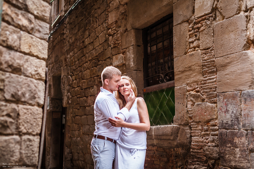 Вечерняя фотосессия  в Ллорет де Мар. Фотограф в Барселоне Испании Маслик Юлия
