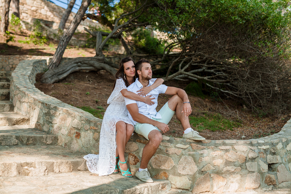 Пляжная фотосессия в Калелье. Фотограф в Барселоне Испании Маслик Юлия