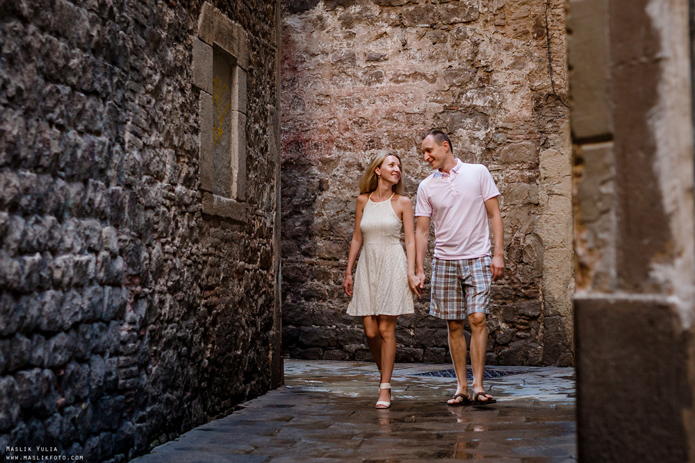 Летняя семейная фотосессия в Барселоне. Фотограф в Барселоне Испании Маслик Юлия